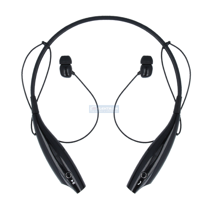 Słuchawki Bluetooth Setty czarne sport CB-1216